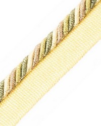 Milady Cord With Tape A Jade cream by  Scalamandre Trim 