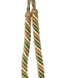 Milady Rope Tieback Jade cream by   