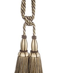 Milady Cut Fringe Tieback Cappuccino by   