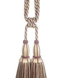 Milady Cut Fringe Tieback Mulberry by   