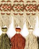 Scalamandre Trim MILADY TASSEL FRINGE TERRACOTTA/MOSS