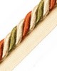 Scalamandre Trim MILADY CORD WITH TAPE B TERRACOTTA/MOSS
