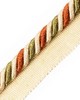 Scalamandre Trim MILADY CORD WITH TAPE C TERRACOTTA/MOSS