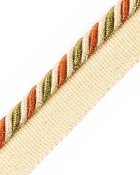 Milady Cord With Tape A Terracotta moss by  Scalamandre Trim 