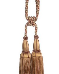 Milady Cut Fringe Tieback Papaya by   