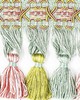 Scalamandre Trim MILADY TASSEL FRINGE SEAFOAM/ROSE/CHARTREUSE