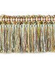 Scalamandre Trim MILADY BRUSH FRINGE SEAFOAM/ROSE/CHARTREUSE