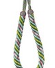 Scalamandre Trim MILADY ROPE TIEBACK SEAFOAM/ROSE/CHARTREUSE