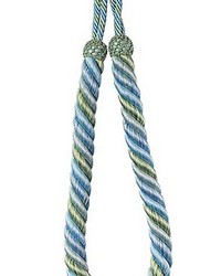 Milady Rope Tieback Aqua by   
