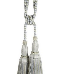 Milady Cut Fringe Tieback Aqua by   