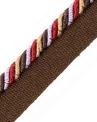 Milady Cord With Tape A Oak lilac by  Scalamandre Trim 