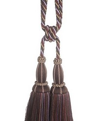 Milady Cut Fringe Tieback Oak lilac by   