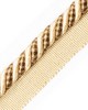 Scalamandre Trim BAYADERE CORD WITH TAPE B SIENNE