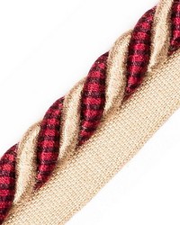 Bayadere Cord With Tape A Pivoine by  Scalamandre Trim 