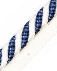 Bayadere Cord With Tape A Marine by  Scalamandre Trim 