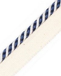 Bayadere Cord With Tape C Marine by  Scalamandre Trim 