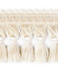 Ambiance Tassle Fringe Ecru by   