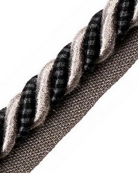 Bayadere Cord With Tape A Caviar by  Scalamandre Trim 