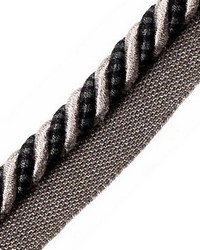 Bayadere Cord With Tape B Caviar by  Scalamandre Trim 
