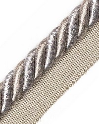 Ambiance Cord With Tape A Acier by  Scalamandre Trim 