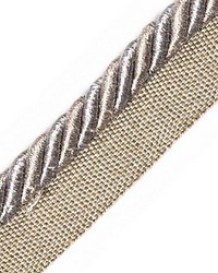 Ambiance Cord With Tape B Acier by  Scalamandre Trim 
