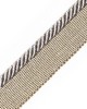 Scalamandre Trim AMBIANCE CORD WITH TAPE C ACIER