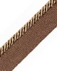 Scalamandre Trim AMBIANCE CORD WITH TAPE C CHOCOLAT
