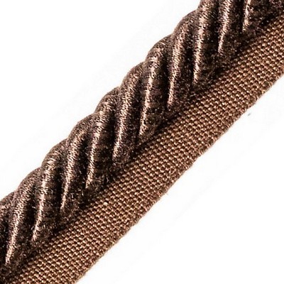 Scalamandre Trim Ambiance Cord With Tape A Cacao PL 06746059 100% VISCOSE  Cord  Cord 