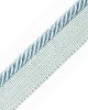 Scalamandre Trim AMBIANCE CORD WITH TAPE C CIEL