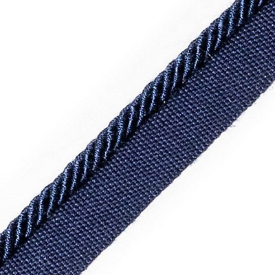Scalamandre Trim Ambiance Cord With Tape C Marine PL 06786066 Blue 100% VISCOSE  Cord  Cord 