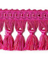 Ambiance Tassle Fringe Fuchsia by   