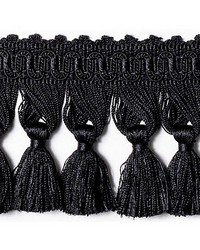 Ambiance Tassle Fringe Noir by   