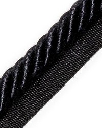 Ambiance Cord With Tape A Noir by  Scalamandre Trim 