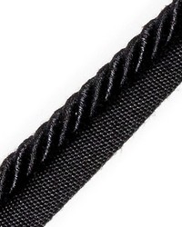 Ambiance Cord With Tape B Noir by  Scalamandre Trim 