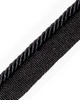 Scalamandre Trim AMBIANCE CORD WITH TAPE C NOIR
