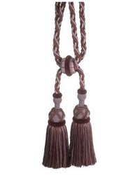 Safari Cut Fringe Tieback A Amthy burg multi by  Scalamandre Trim 