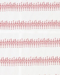 Zebras On Parade Red white by   