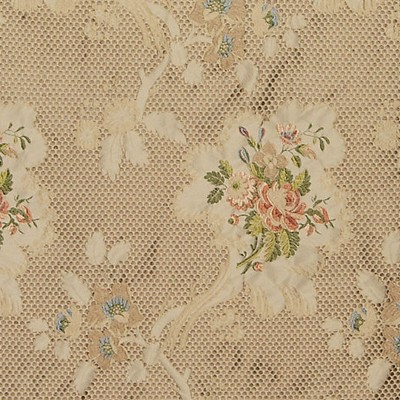 Old World Weavers Frullino Taupe CLASSICS SB 00069451 Brown Upholstery SILK SILK Floral Sheer  Floral Silk  Fabric