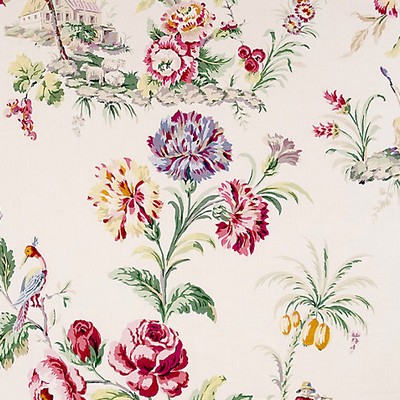 Scalamandre Somerset Linen Print Bloom SPRING 2016 SC 000116584 Multipurpose LINEN LINEN Traditional Floral  Floral Linen  Fabric