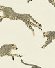 Scalamandre LEAPING CHEETAH COTTON PRINT DUNE