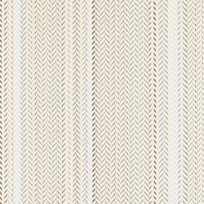 Scalamandre Arrow Stripe Sand Dune SAHARA SC 000127254 Brown Upholstery POLYESTER  Blend Striped  Zig Zag  Fabric