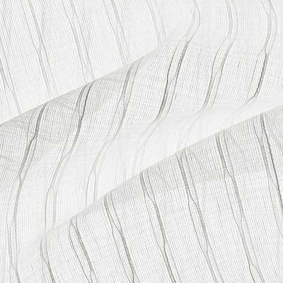 Scalamandre Lunar Sheer Off White ALTITUDE - PERFORMANCE SHEERS SC 000127269 White Multipurpose POLYESTER POLYESTER Extra Wide Sheer  Checks and Striped Sheer  Fabric