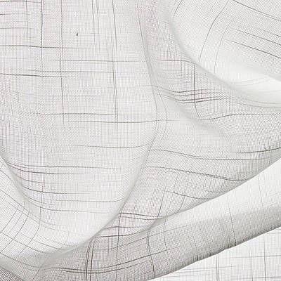 Scalamandre Gust Sheer Off White ALTITUDE - PERFORMANCE SHEERS SC 000127290 White Multipurpose POLYESTER POLYESTER Extra Wide Sheer  Checks and Striped Sheer  Fabric