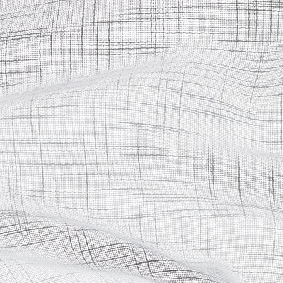 Scalamandre Snowcap Sheer White ALTITUDE - PERFORMANCE SHEERS SC 000127295 White Multipurpose POLYESTER POLYESTER Extra Wide Sheer  Checks and Striped Sheer  Fabric