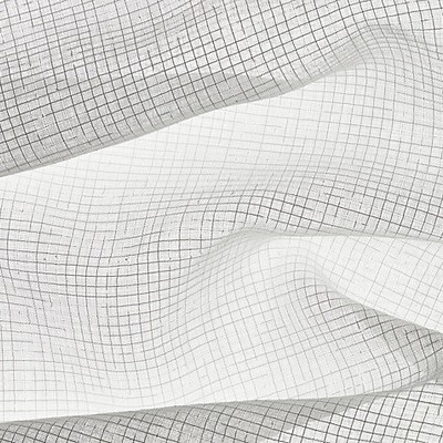 Scalamandre Pegasus Sheer Off White ALTITUDE - PERFORMANCE SHEERS SC 000127300 White Multipurpose POLYESTER POLYESTER Extra Wide Sheer  Checks and Striped Sheer  Fabric