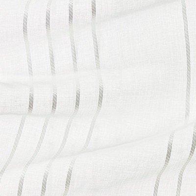Scalamandre Trapeze Sheer Off White ALTITUDE - PERFORMANCE SHEERS SC 000127302 White Multipurpose POLYESTER POLYESTER Extra Wide Sheer  Checks and Striped Sheer  Fabric