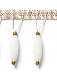 Vionnet Beaded Fringe Alabaster by   