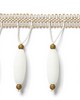 Scalamandre Trim VIONNET BEADED FRINGE ALABASTER