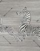 Scalamandre Wallcoverings ZEBRAS - GRASSCLOTH METALLIC SILVER