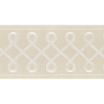 Scalamandre Trim Soutache Embroidered Tape Sand FALL 2015 SC 0001T3281 Brown 85% COTTON;15% RAYON  Trim Border Wide  Trim Tape 